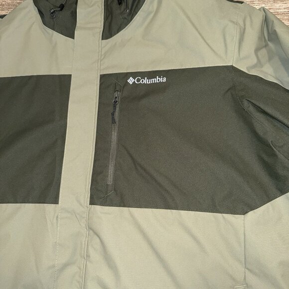 Columbia Green Tipton Peak III Omni Heat Insulated Jacket Men’s XLT Big & Tall - Picture 7 of 9